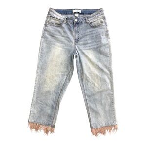 Women’s Embellished Denim Trousers